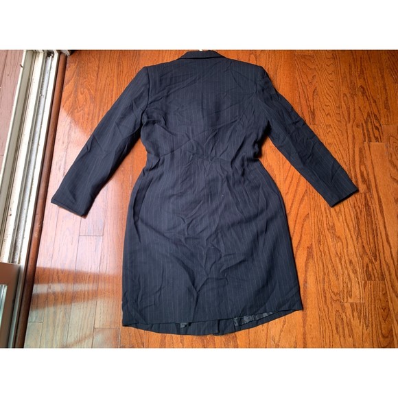 Kasper ASL Dress Strip Navy Blue Size 12 - Picture 2 of 3